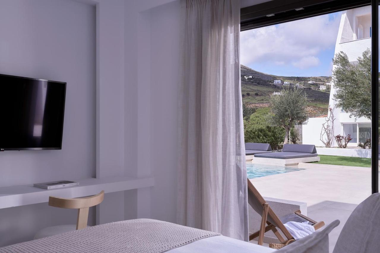 Isida Andros Hotel Áyios Pétros Kültér fotó
